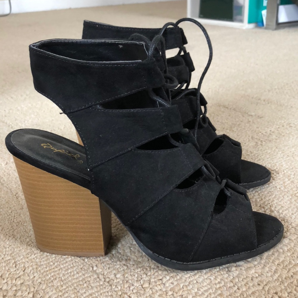 Lace up sandals